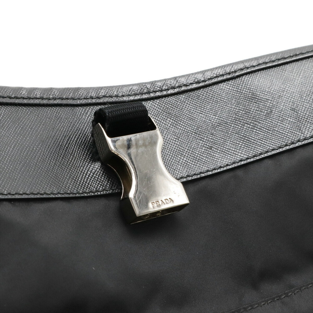 PRADA Black Leather Shoulder Bag - Picture 10 of 10